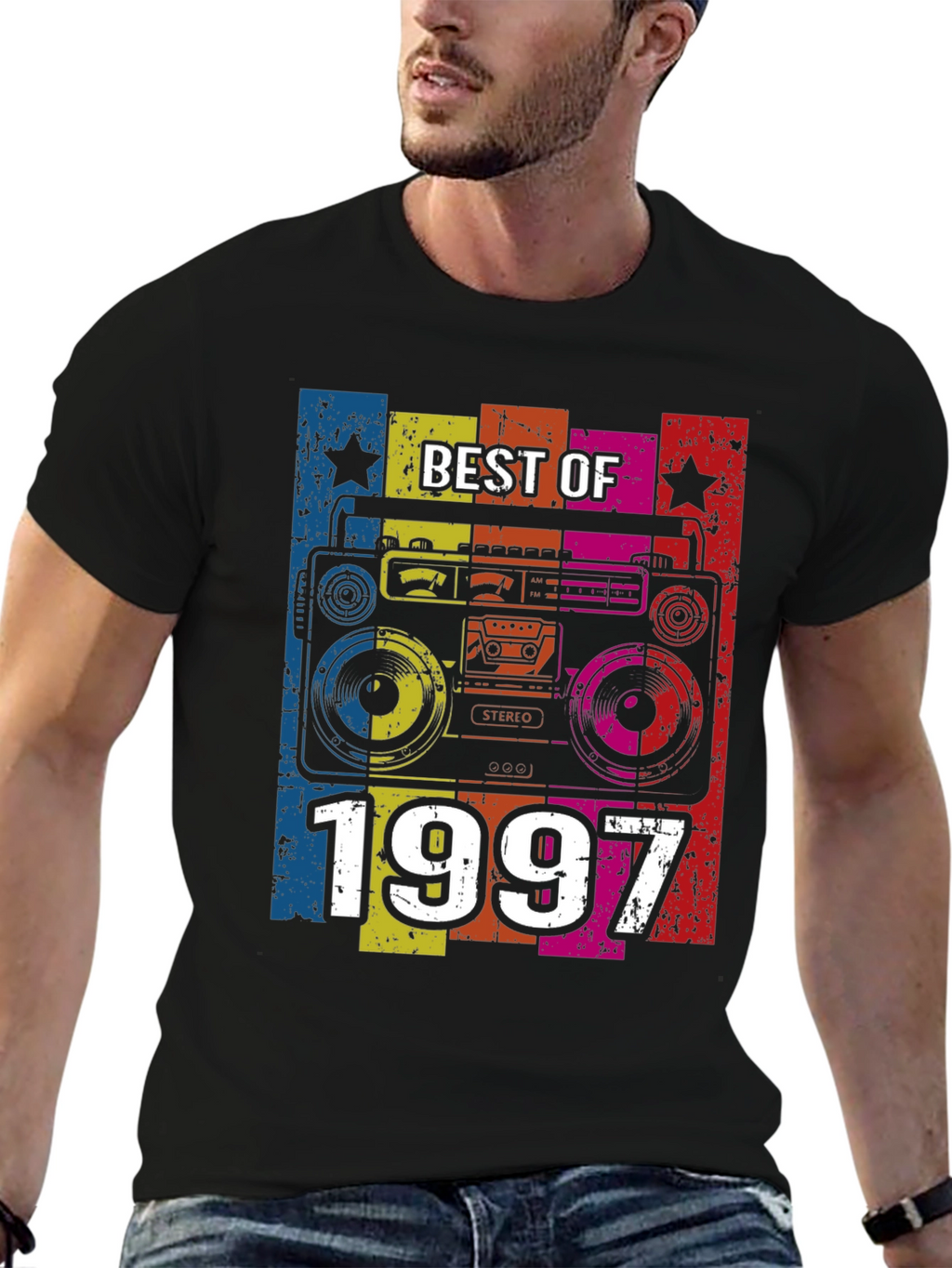 Best of 1997 Retro Boombox Graphic Tee