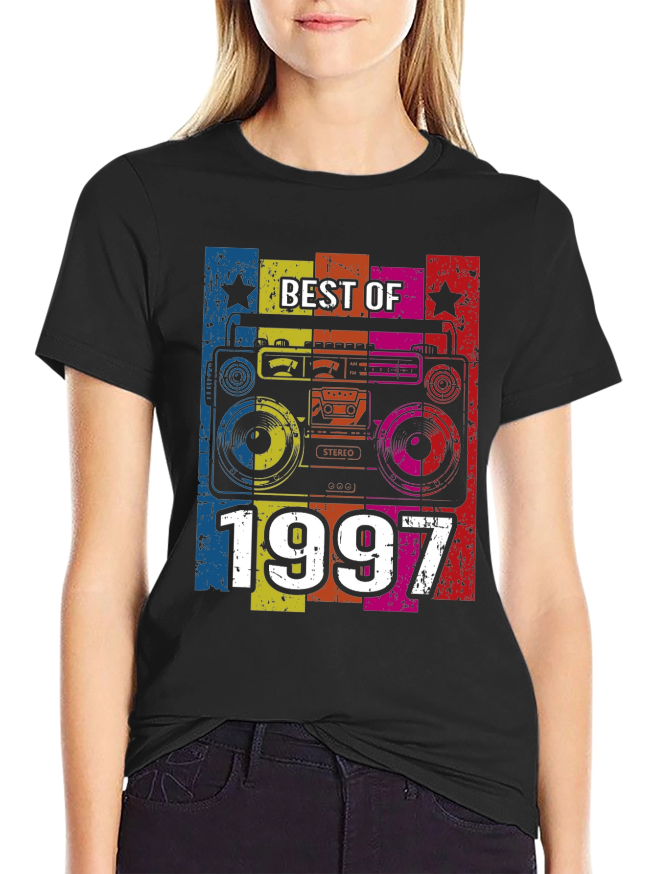 Best of 1997 Retro Boombox Graphic Tee