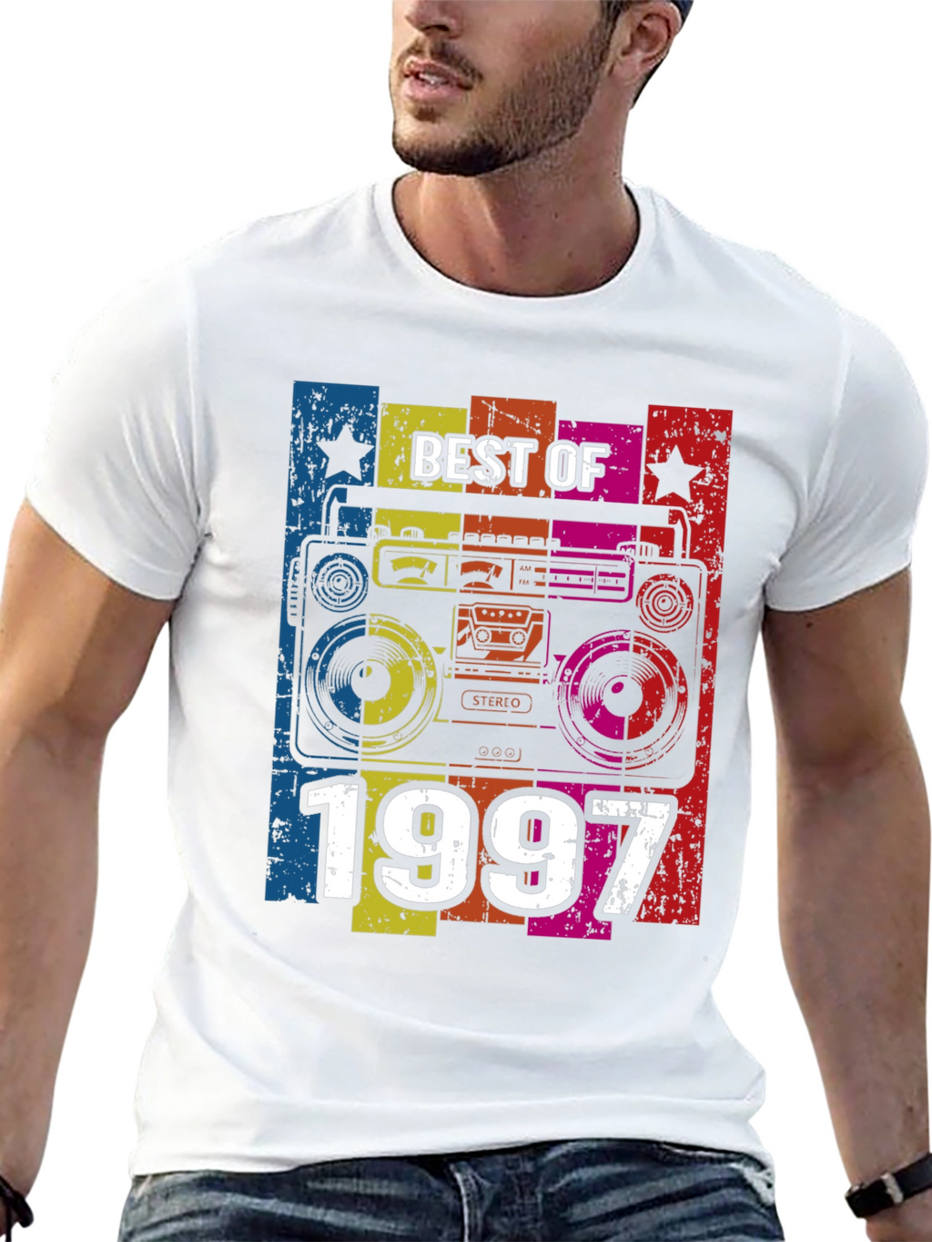 Best of 1997 Retro Boombox Graphic Tee
