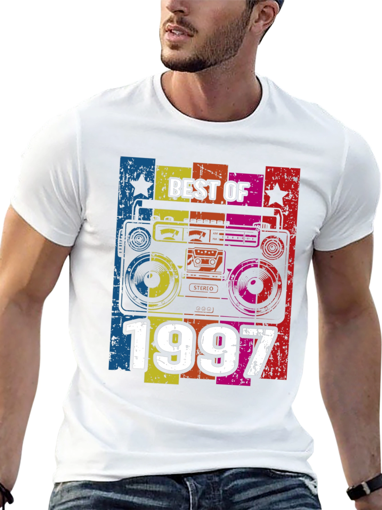 Best of 1997 Retro Boombox Graphic Tee