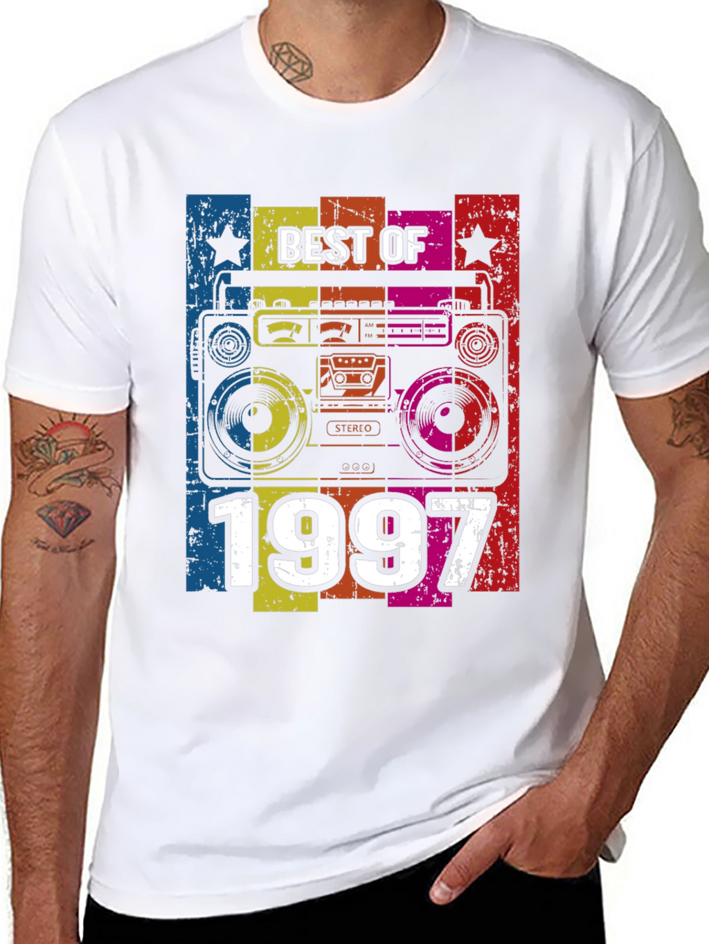 Best of 1997 Retro Boombox Graphic Tee