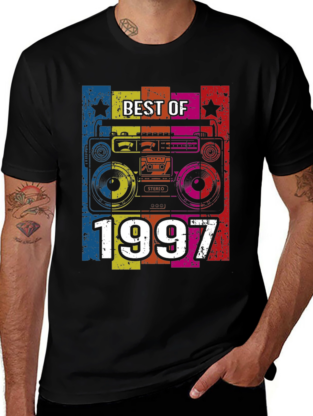 Best of 1997 Retro Boombox Graphic Tee