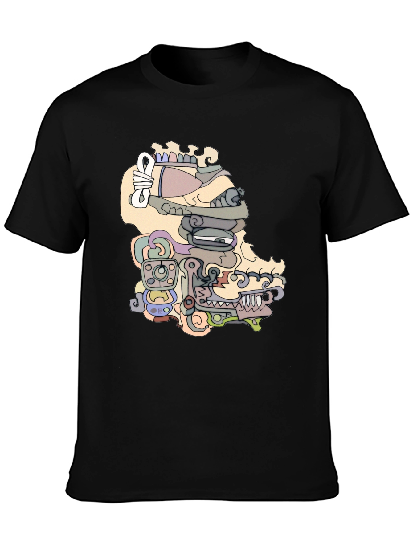 Unique Graphic Tee - Abstract Design