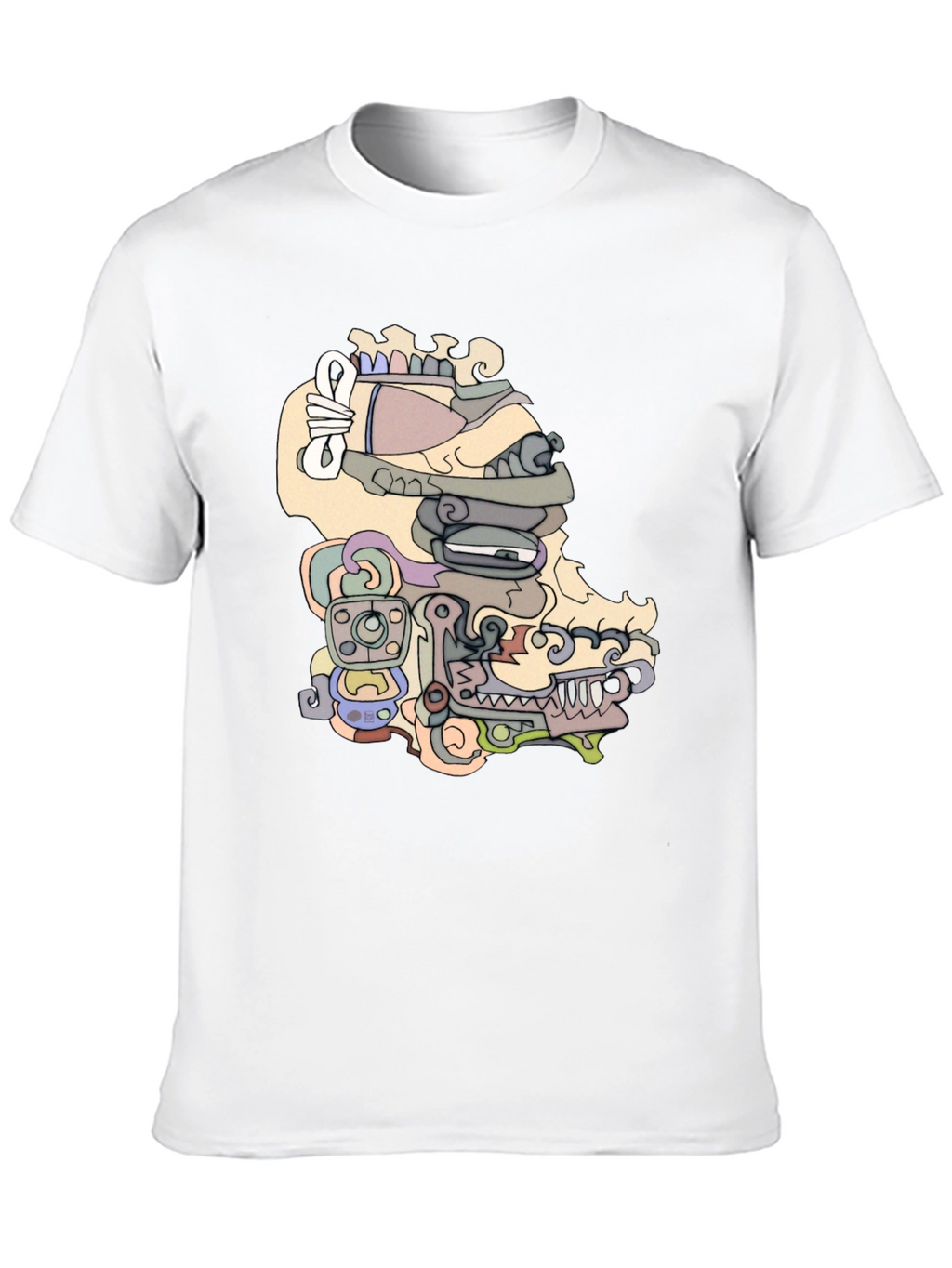 Unique Graphic Tee - Abstract Design