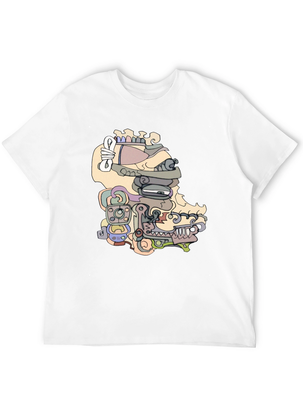 Unique Graphic Tee - Abstract Design