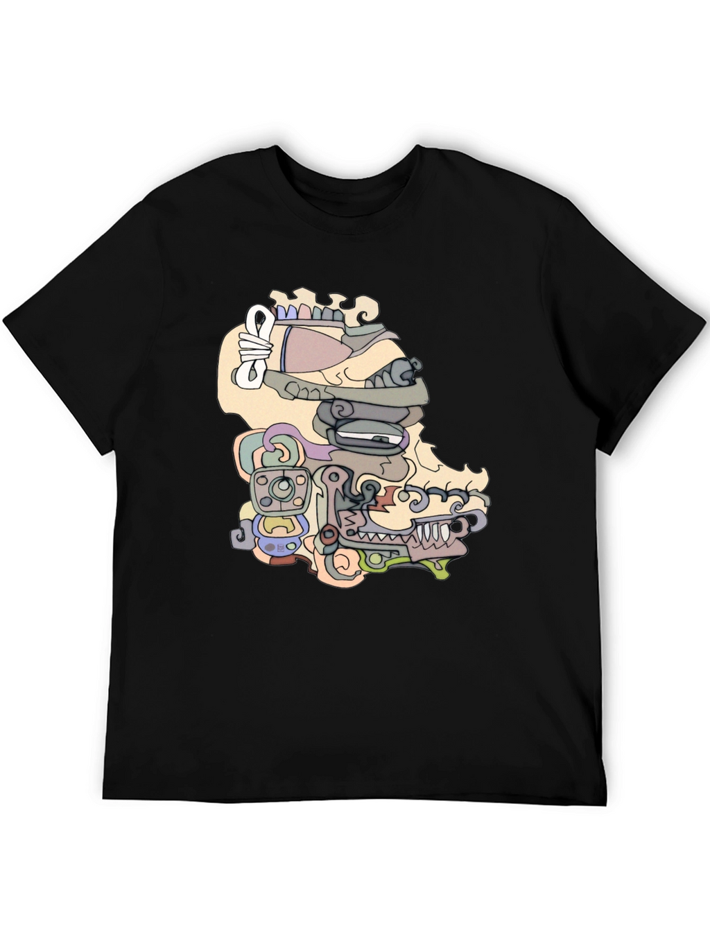 Unique Graphic Tee - Abstract Design