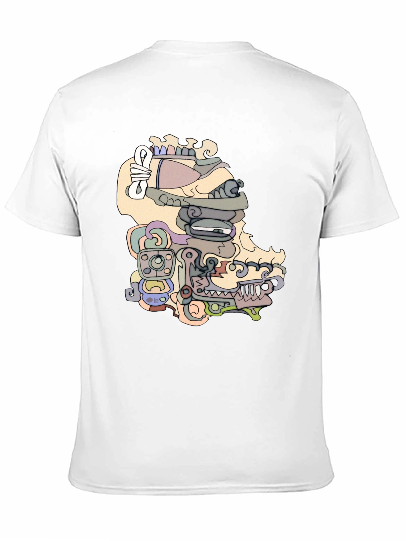 Unique Graphic Tee - Abstract Design