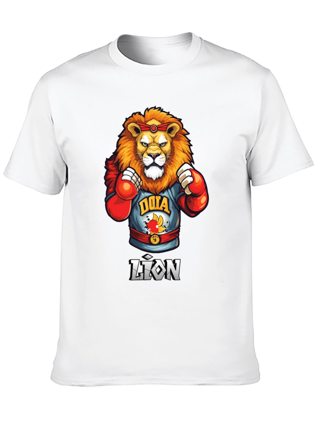DOTA Lion Boxing T-Shirt - Black