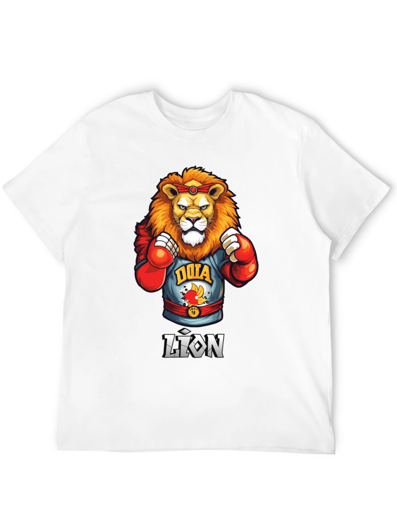 DOTA Lion Boxing T-Shirt - Black