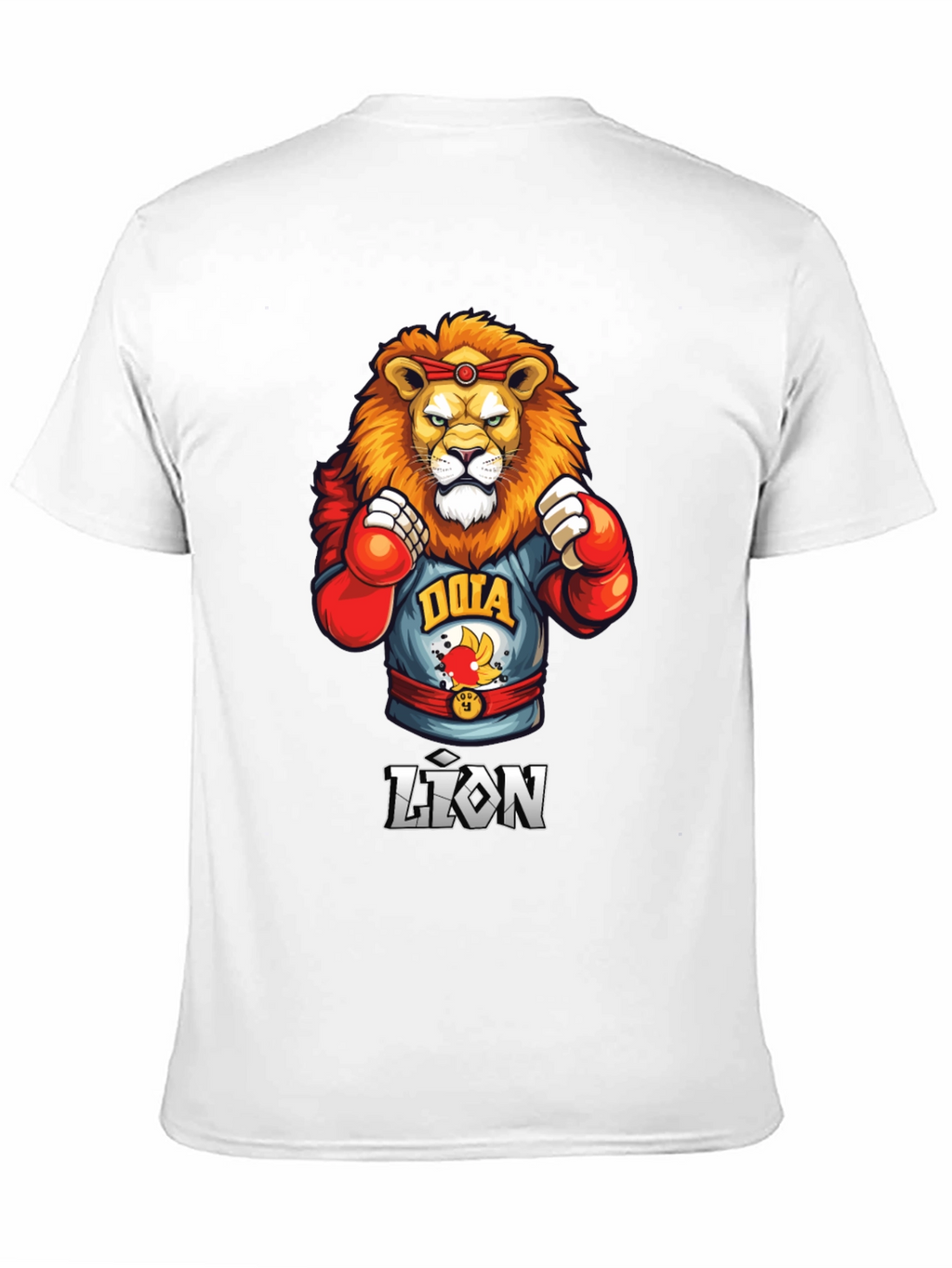 DOTA Lion Boxing T-Shirt - Black