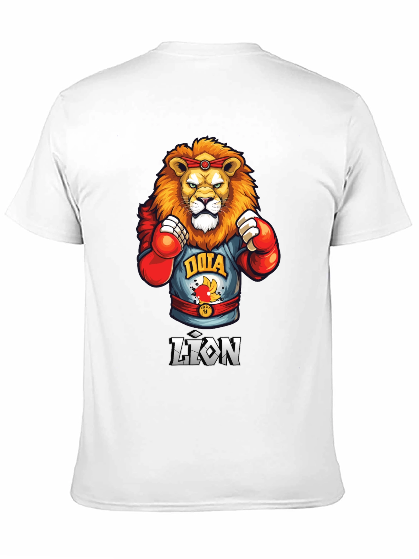 DOTA Lion Boxing T-Shirt - Black