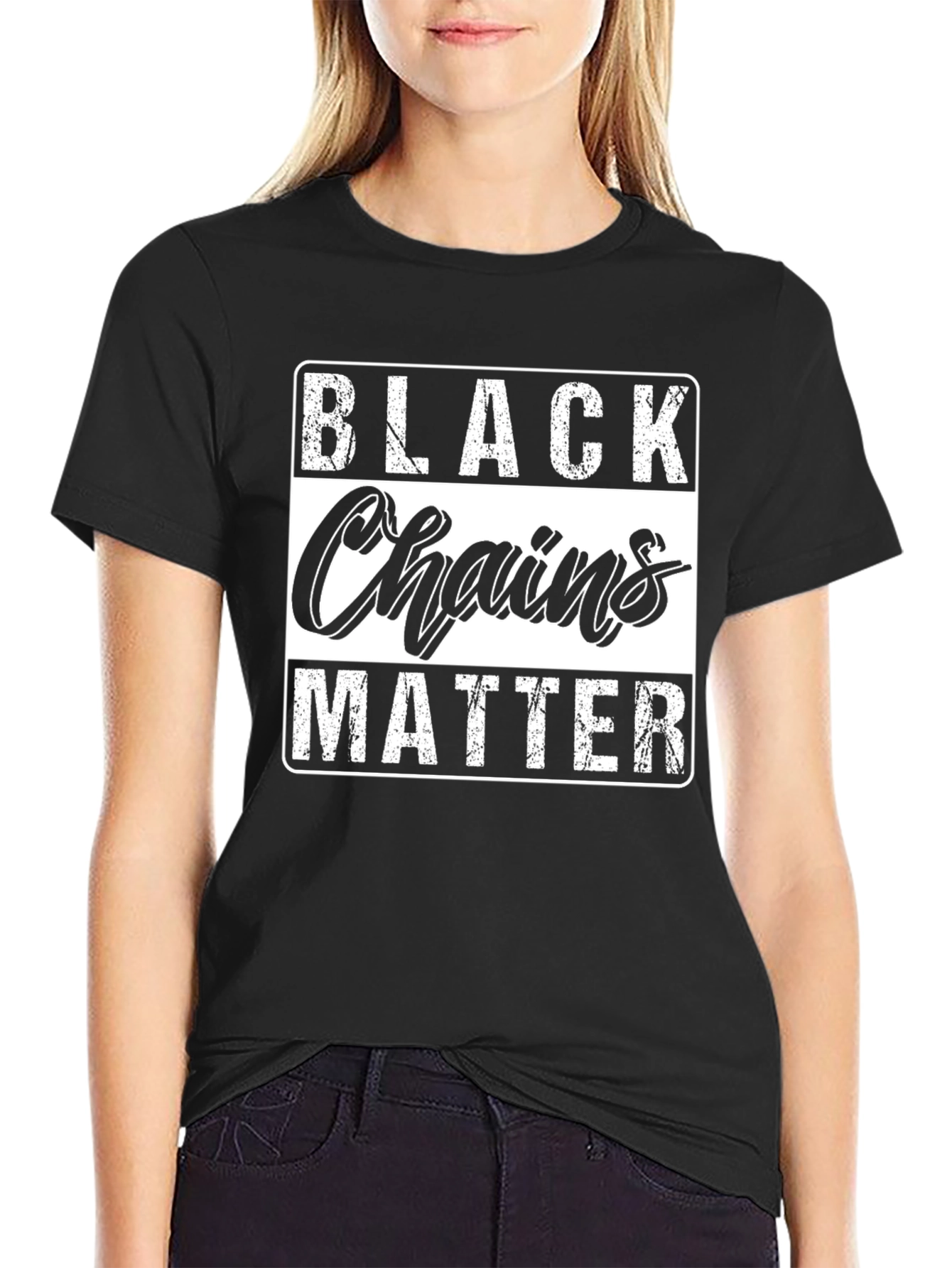 Black Chains Matter Graphic Tee