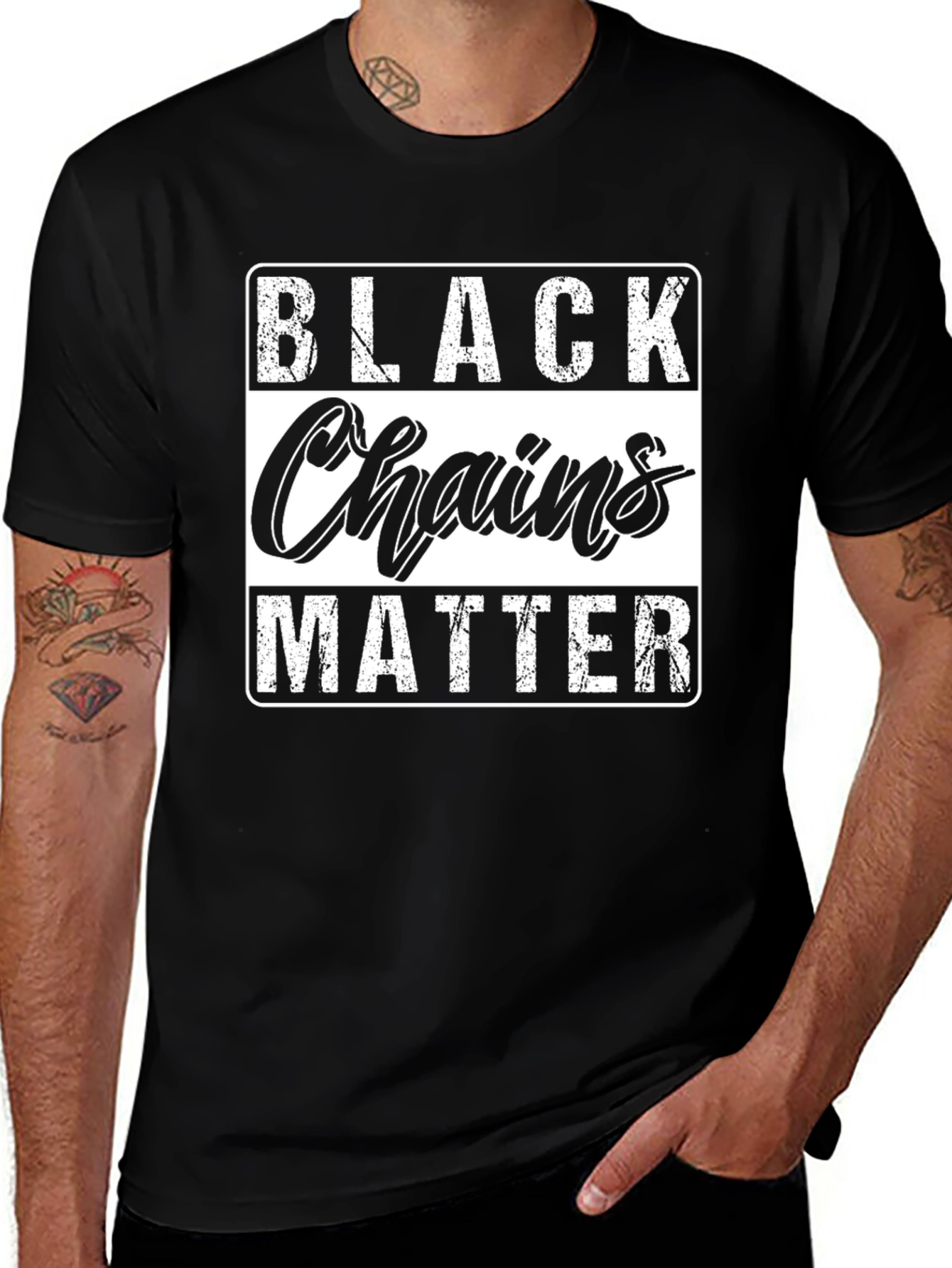 Black Chains Matter Graphic Tee