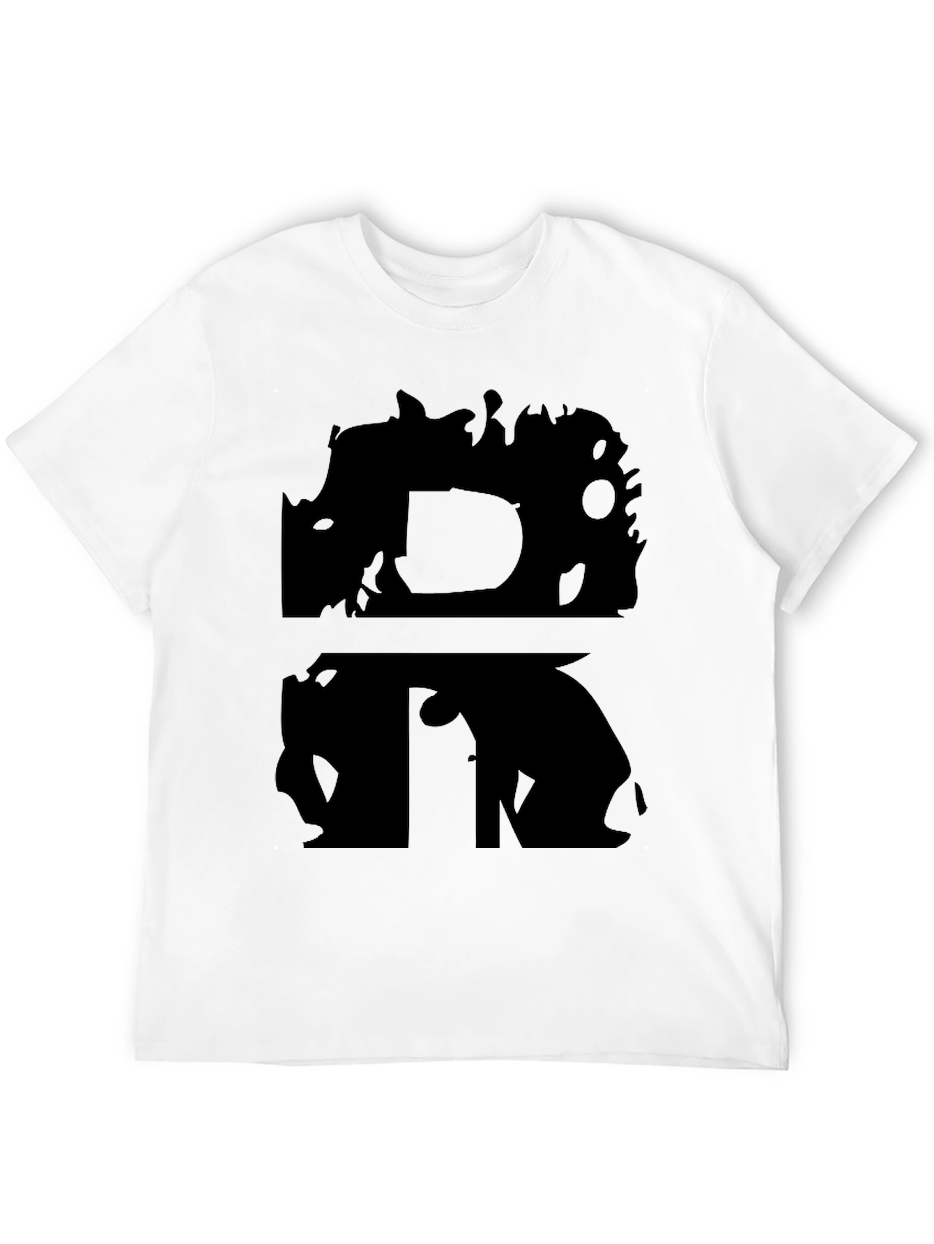 DR Initial T-Shirt - Black Graphic Tee