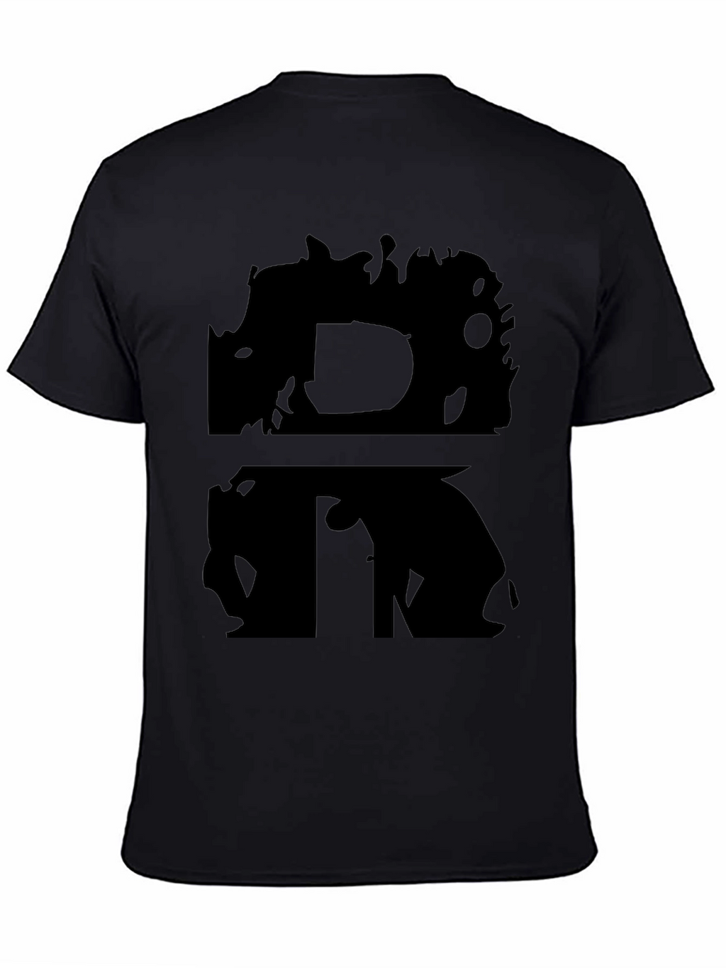 DR Initial T-Shirt - Black Graphic Tee