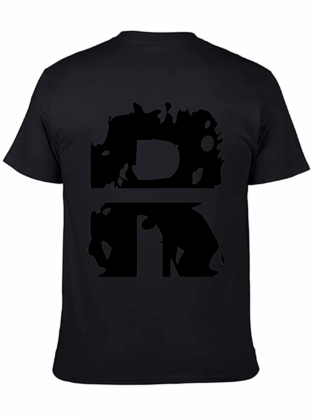 DR Initial T-Shirt - Black Graphic Tee