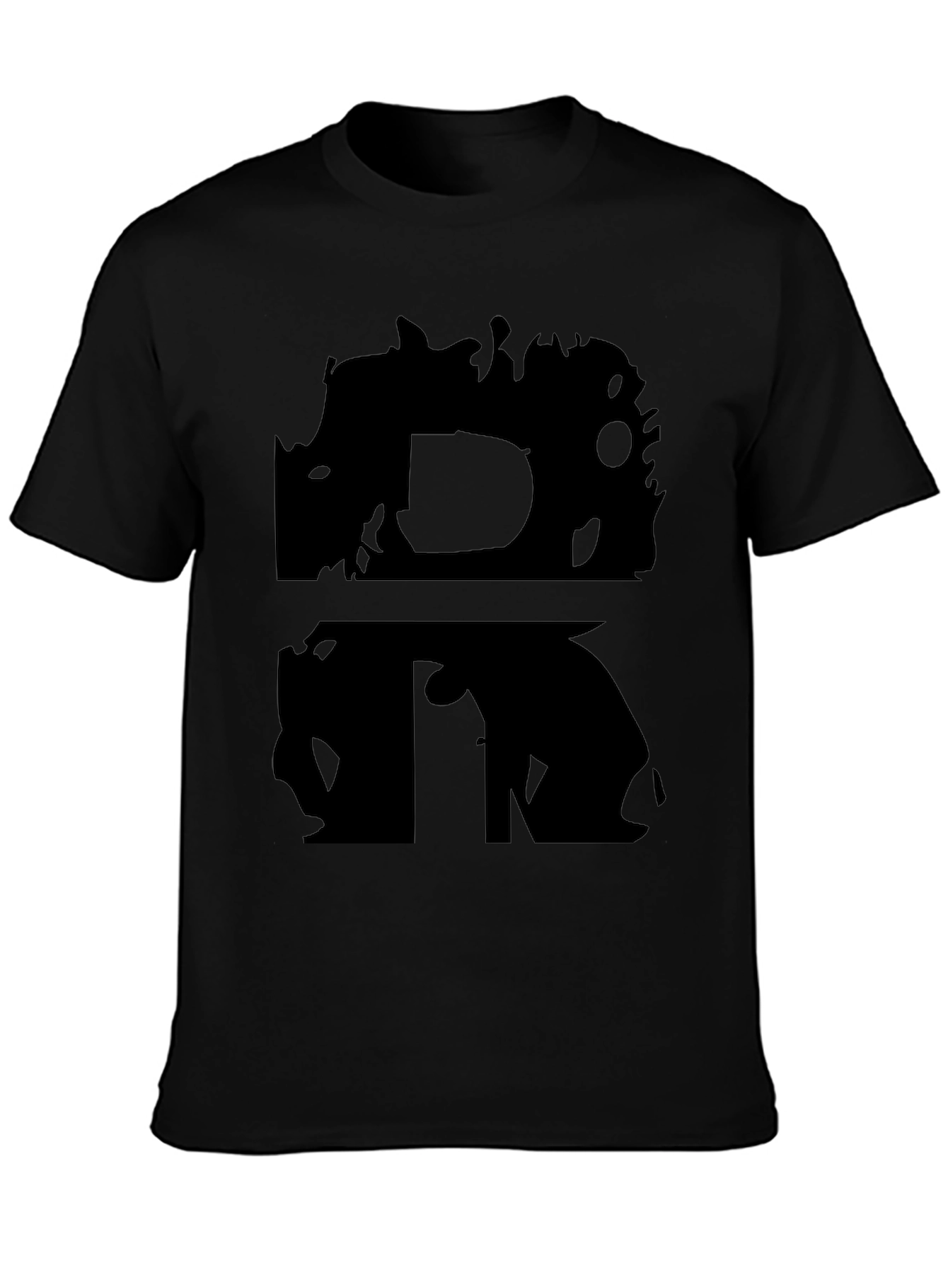 DR Initial T-Shirt - Black Graphic Tee