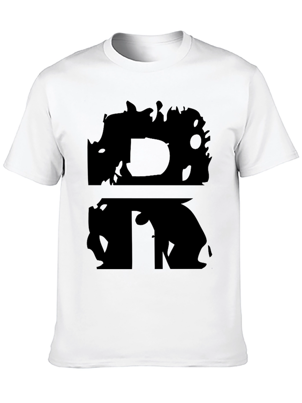 DR Initial T-Shirt - Black Graphic Tee