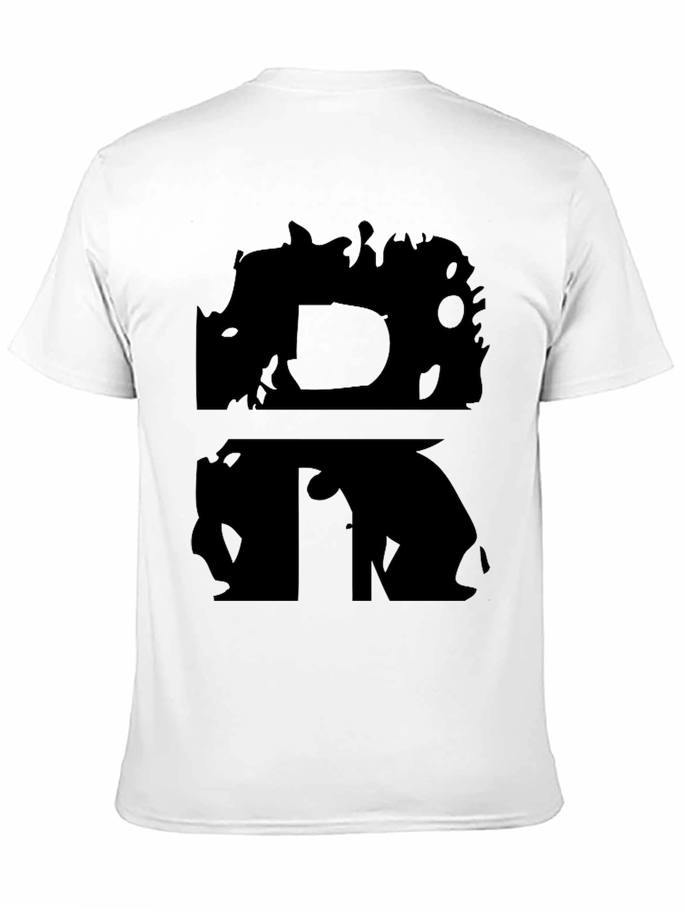 DR Initial T-Shirt - Black Graphic Tee