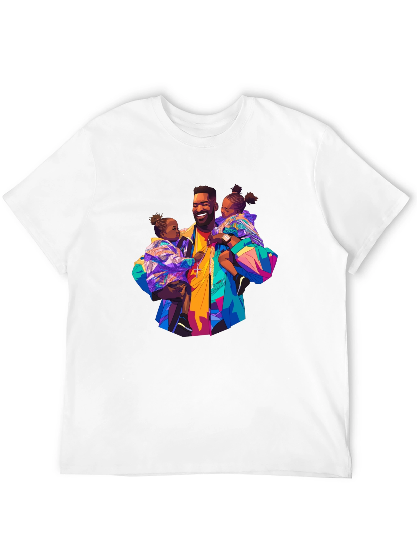 Dad and Daughters Graphic Tee - Stylish & Unique