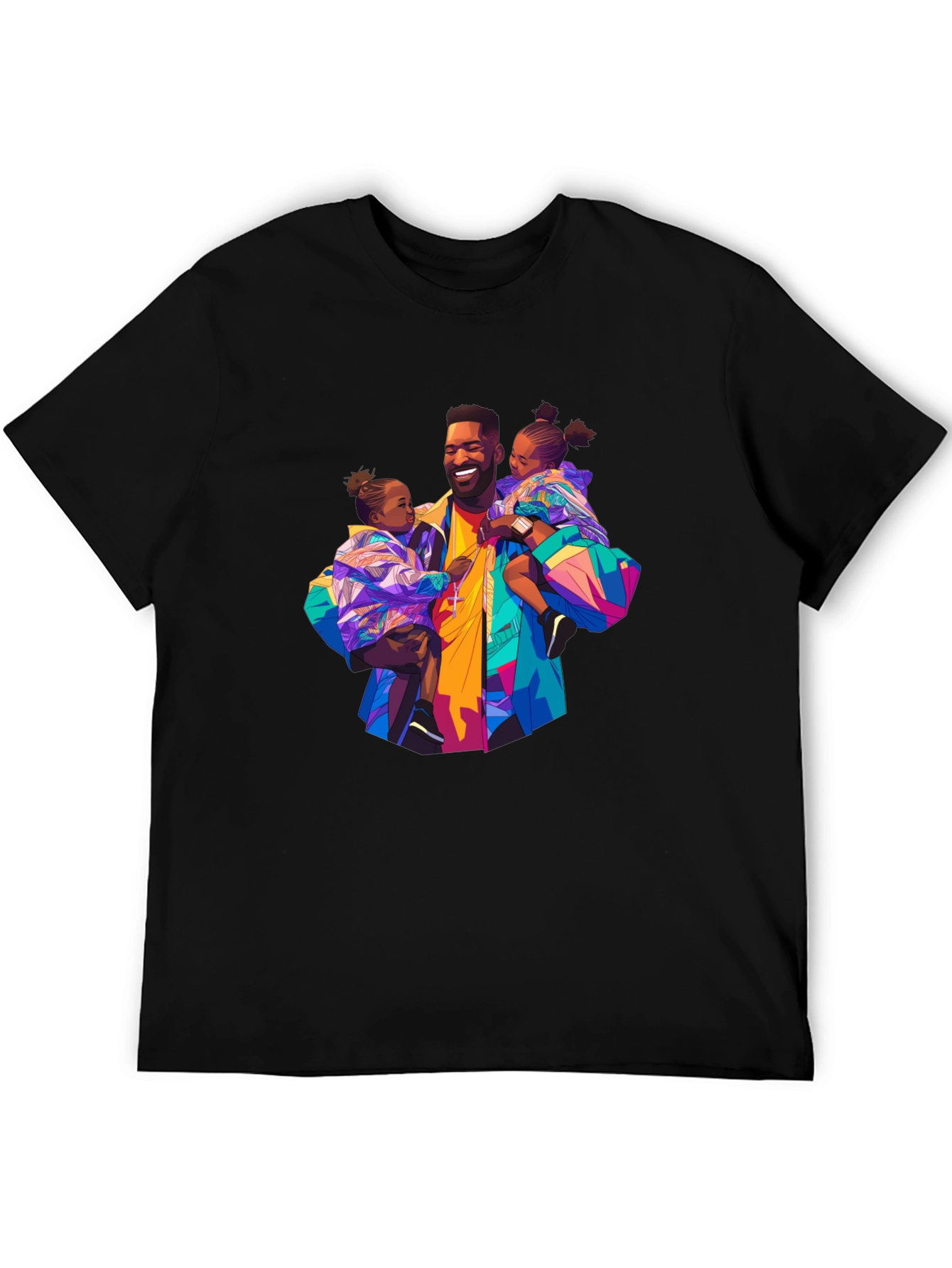 Dad and Daughters Graphic Tee - Stylish & Unique