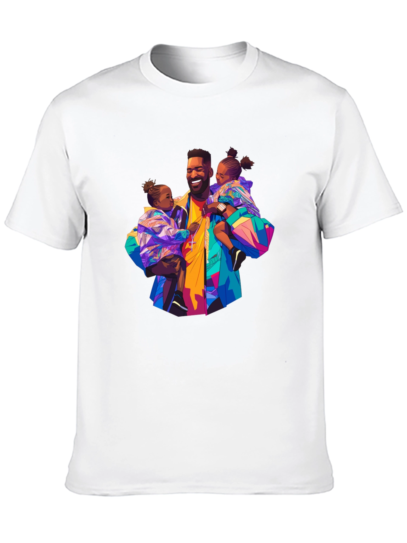 Dad and Daughters Graphic Tee - Stylish & Unique