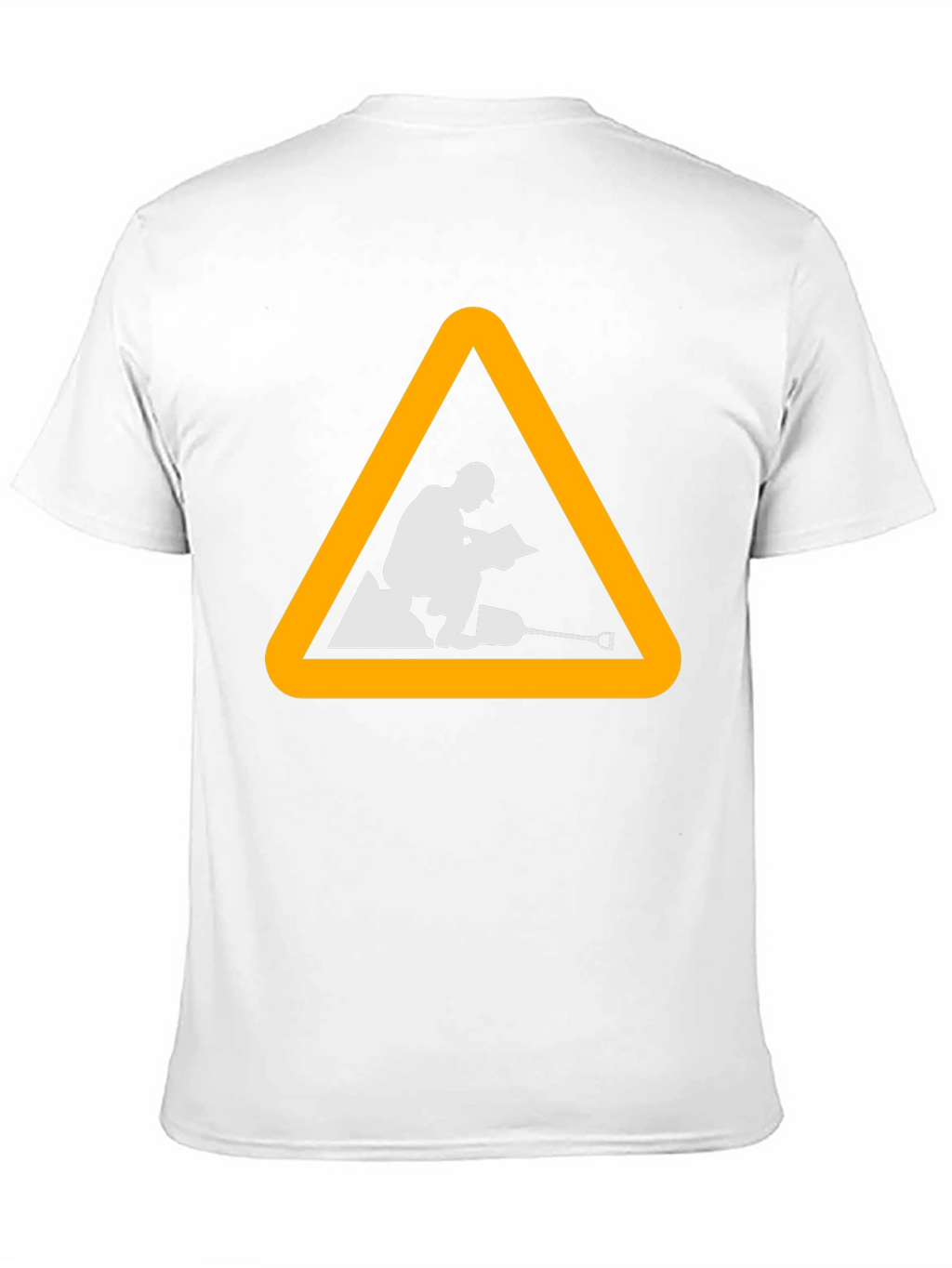 Construction Worker Triangle Graphic Tee
