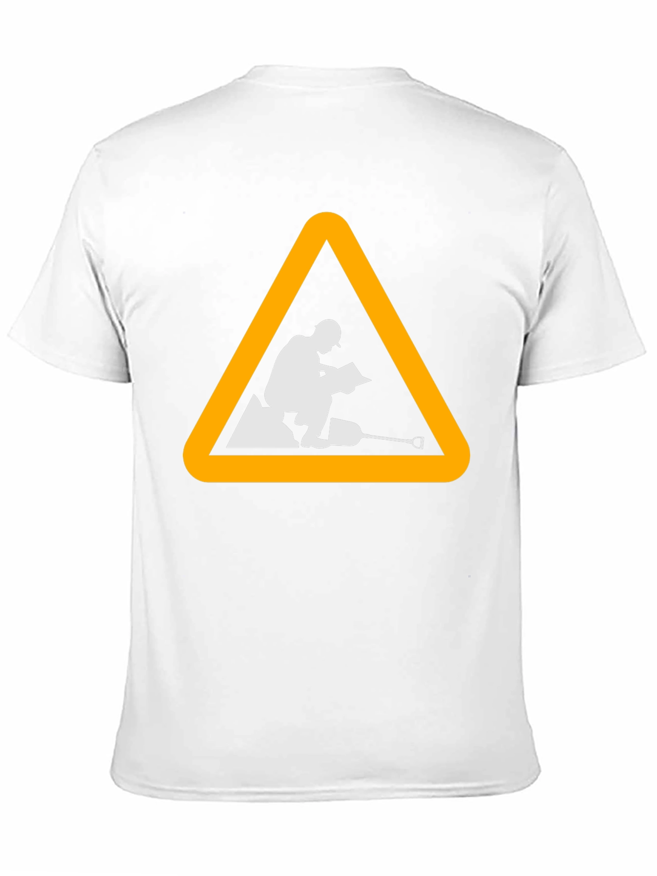 Construction Worker Triangle Graphic Tee