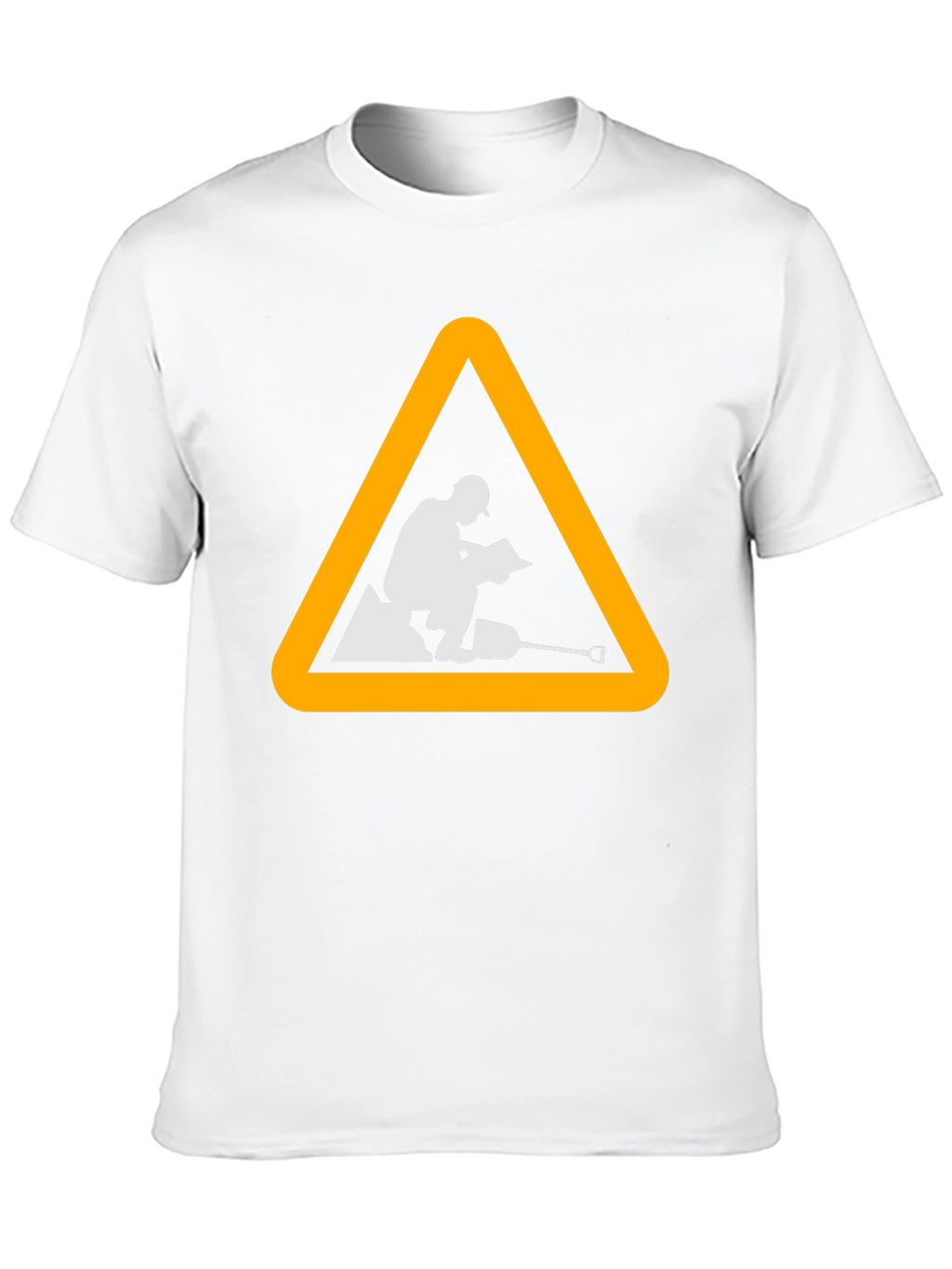 Construction Worker Triangle Graphic Tee