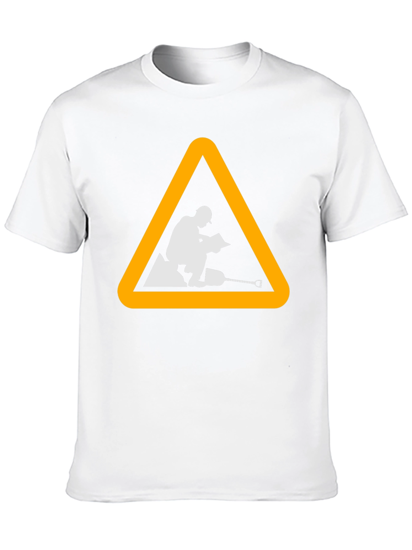 Construction Worker Triangle Graphic Tee