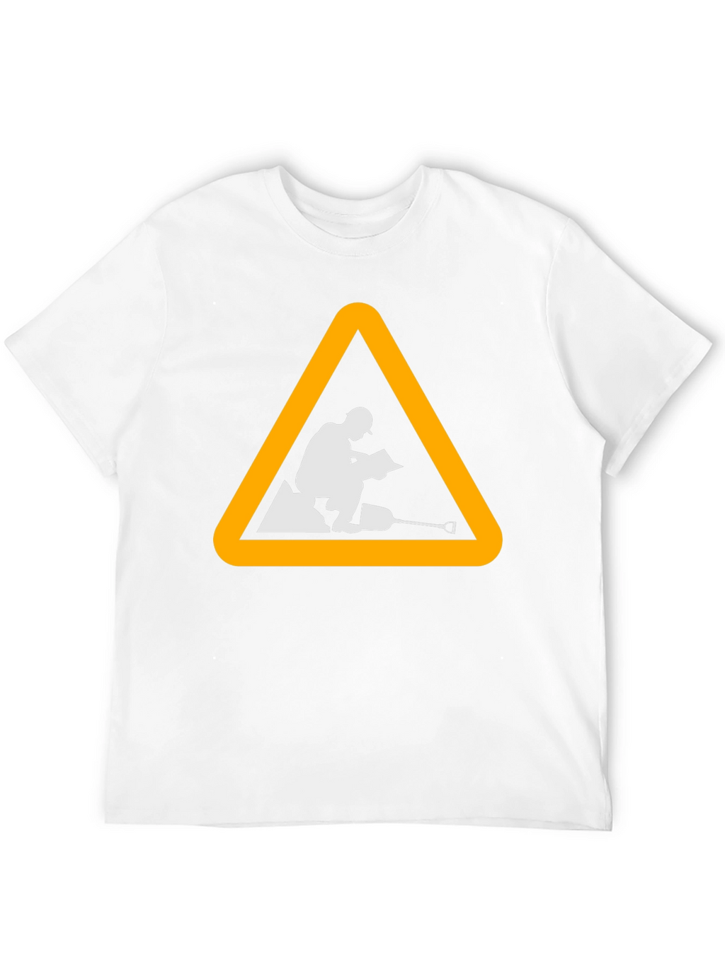 Construction Worker Triangle Graphic Tee