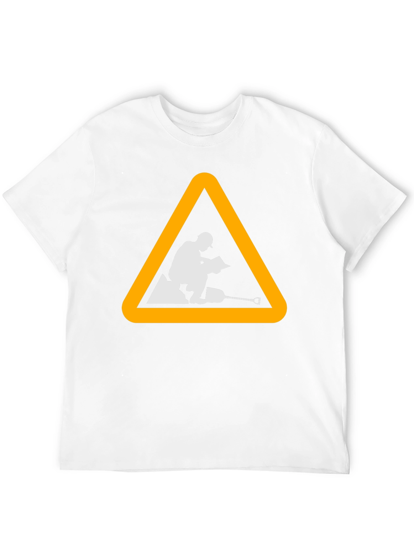 Construction Worker Triangle Graphic Tee