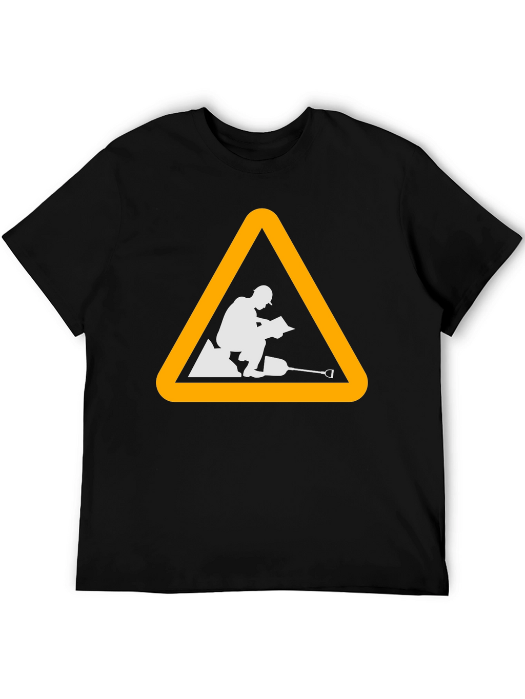 Construction Worker Triangle Graphic Tee