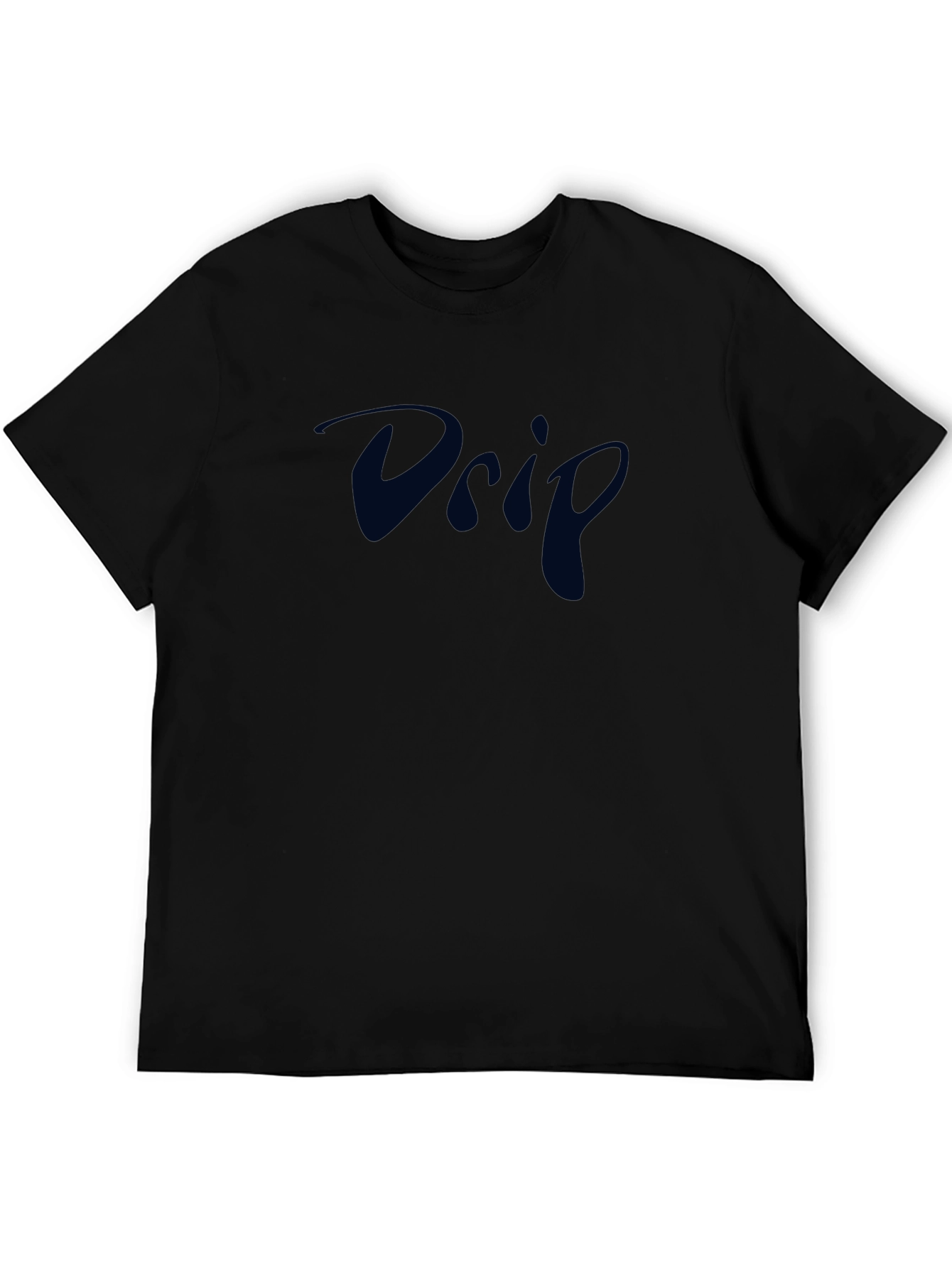 Drip T-Shirt - Stylish Mens Black Tee