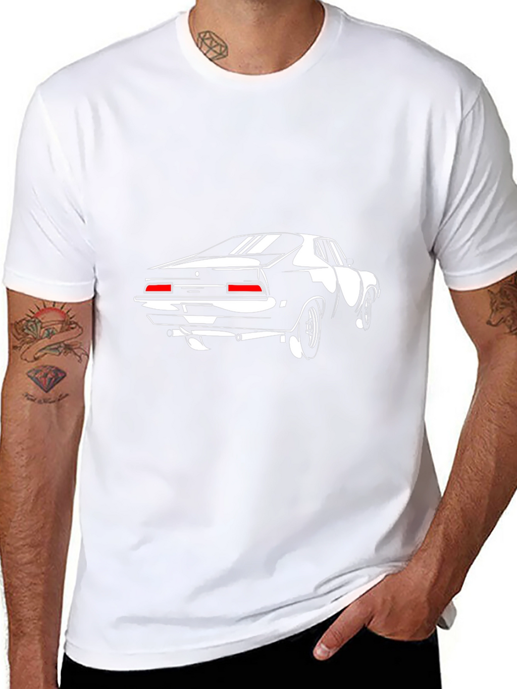 Classic Car Graphic Tee - Black