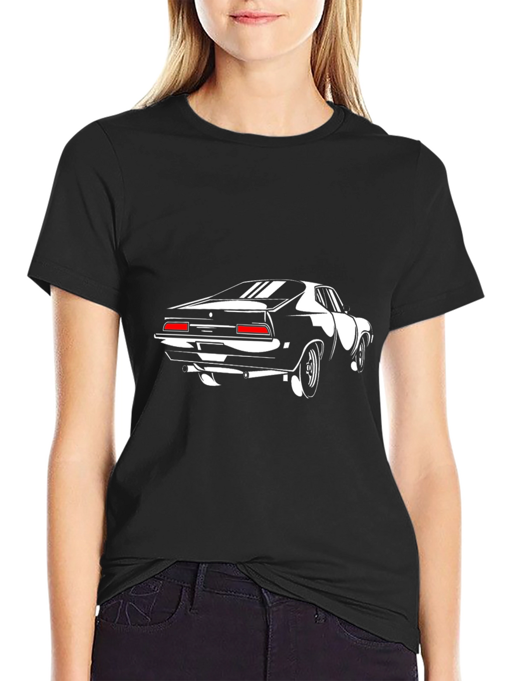 Classic Car Graphic Tee - Black