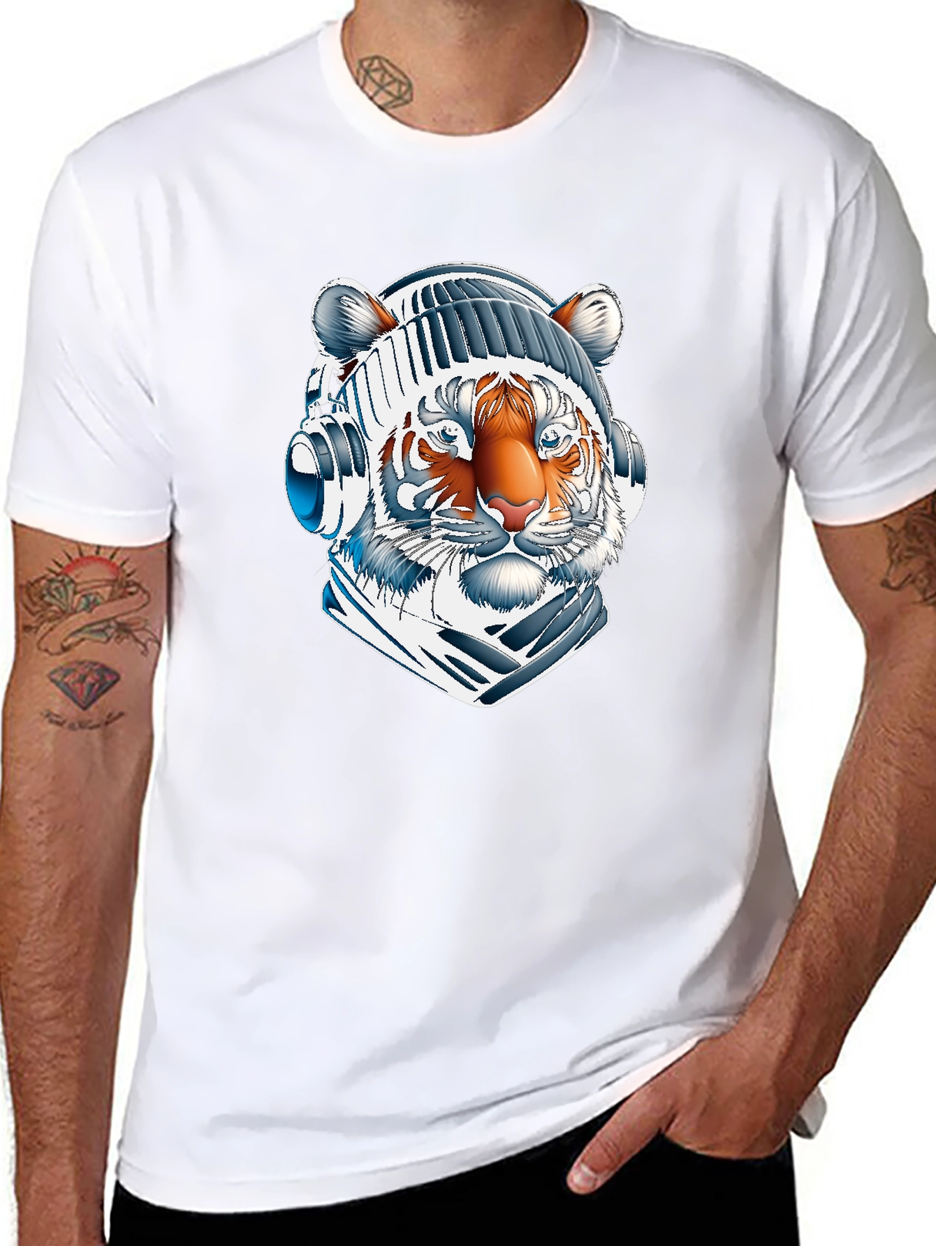 Cool Tiger DJ Graphic Tee