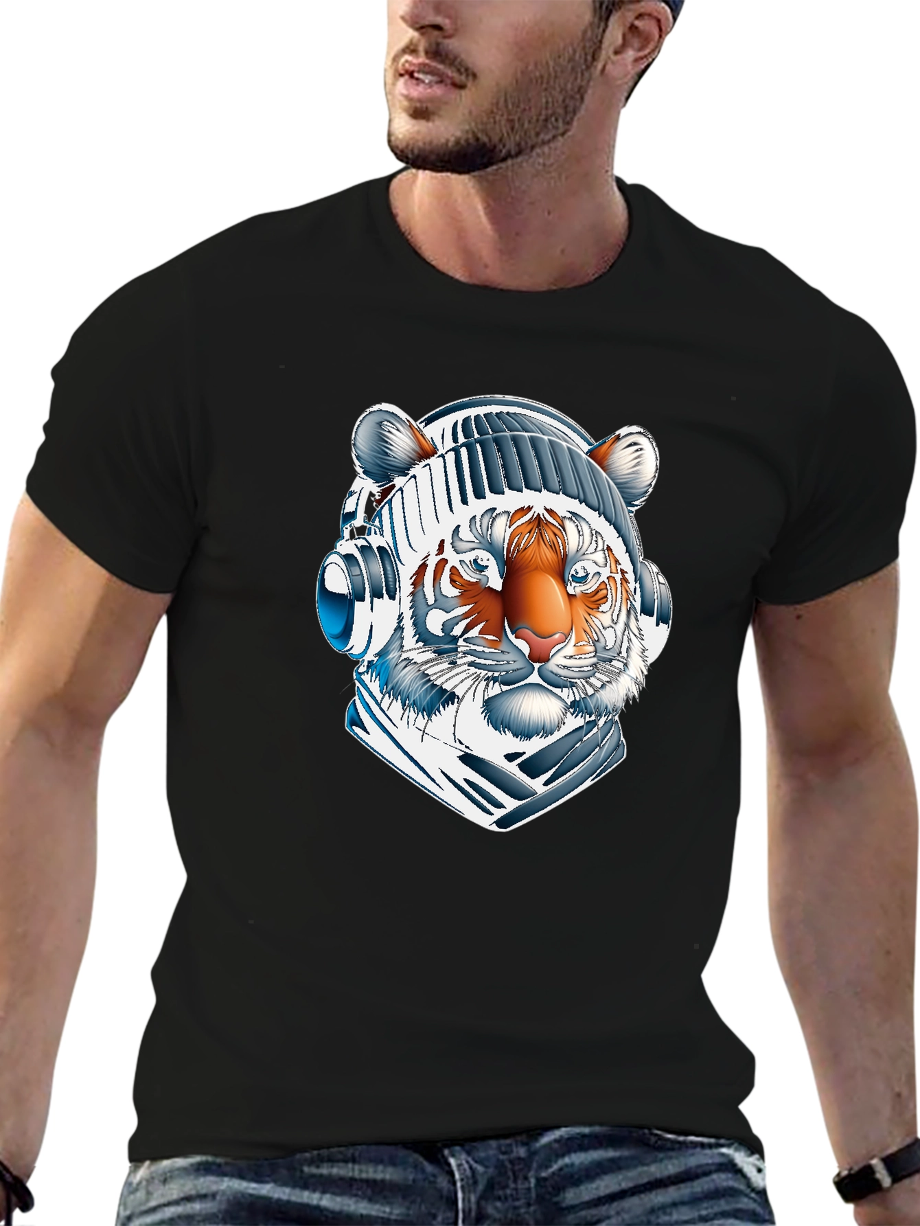 Cool Tiger DJ Graphic Tee