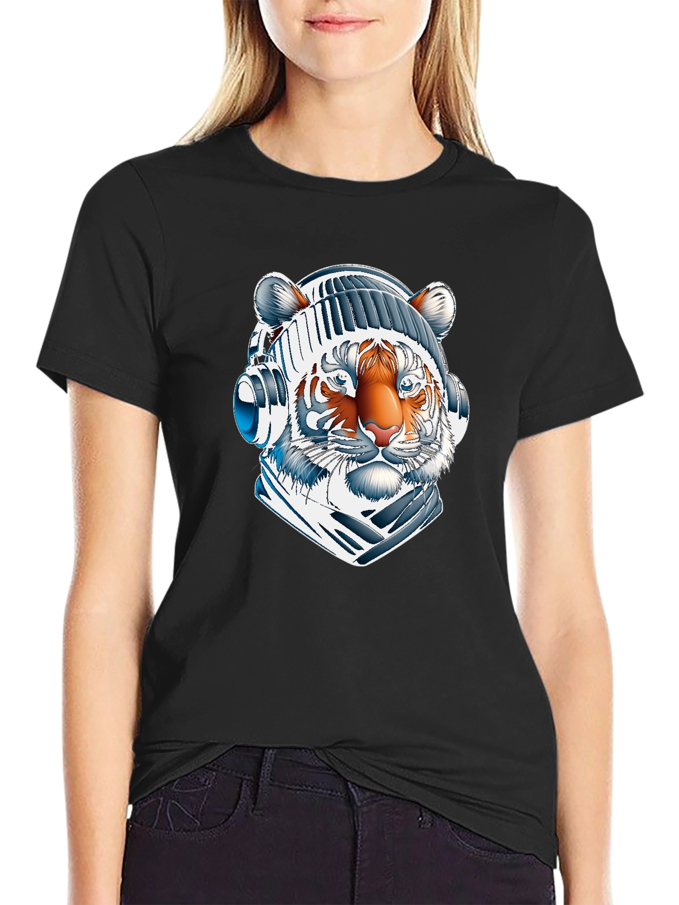 Cool Tiger DJ Graphic Tee