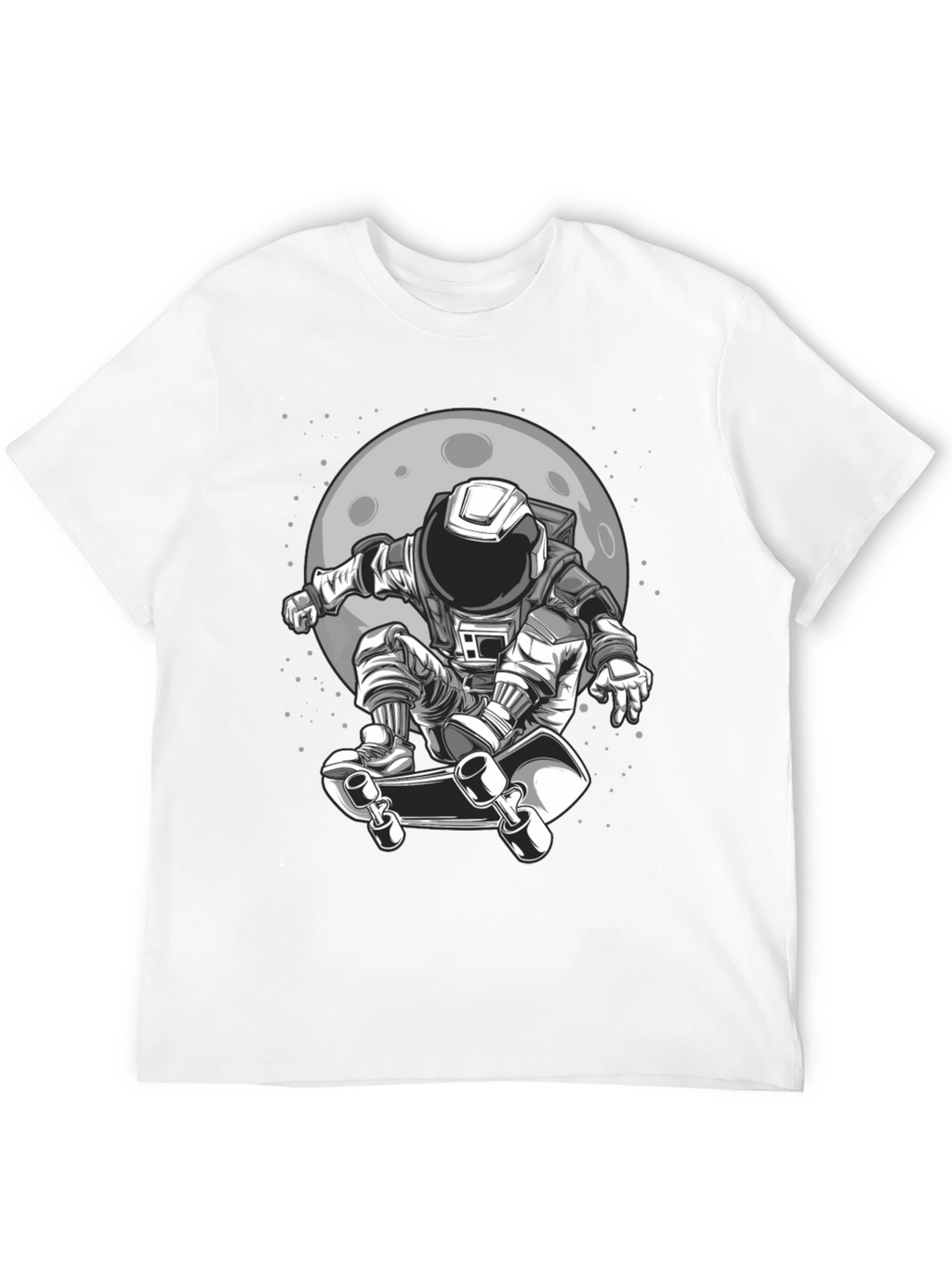 Astronaut Skateboard T-Shirt - Space Adventure