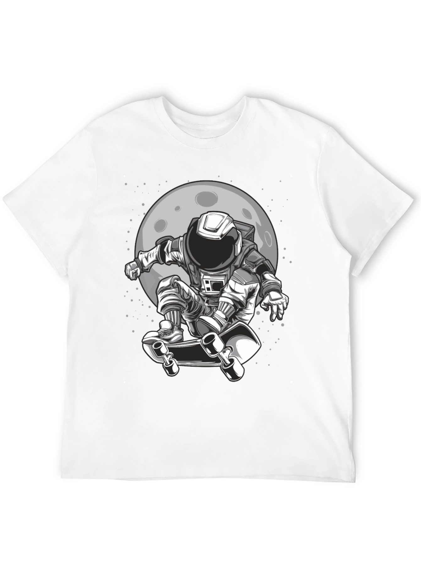Astronaut Skateboard T-Shirt - Space Adventure