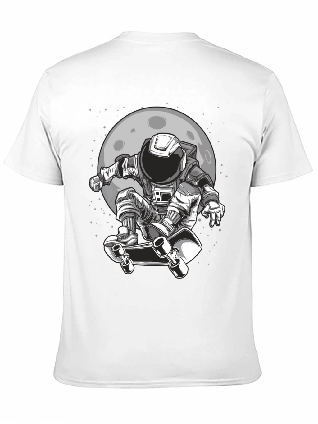Astronaut Skateboard T-Shirt - Space Adventure