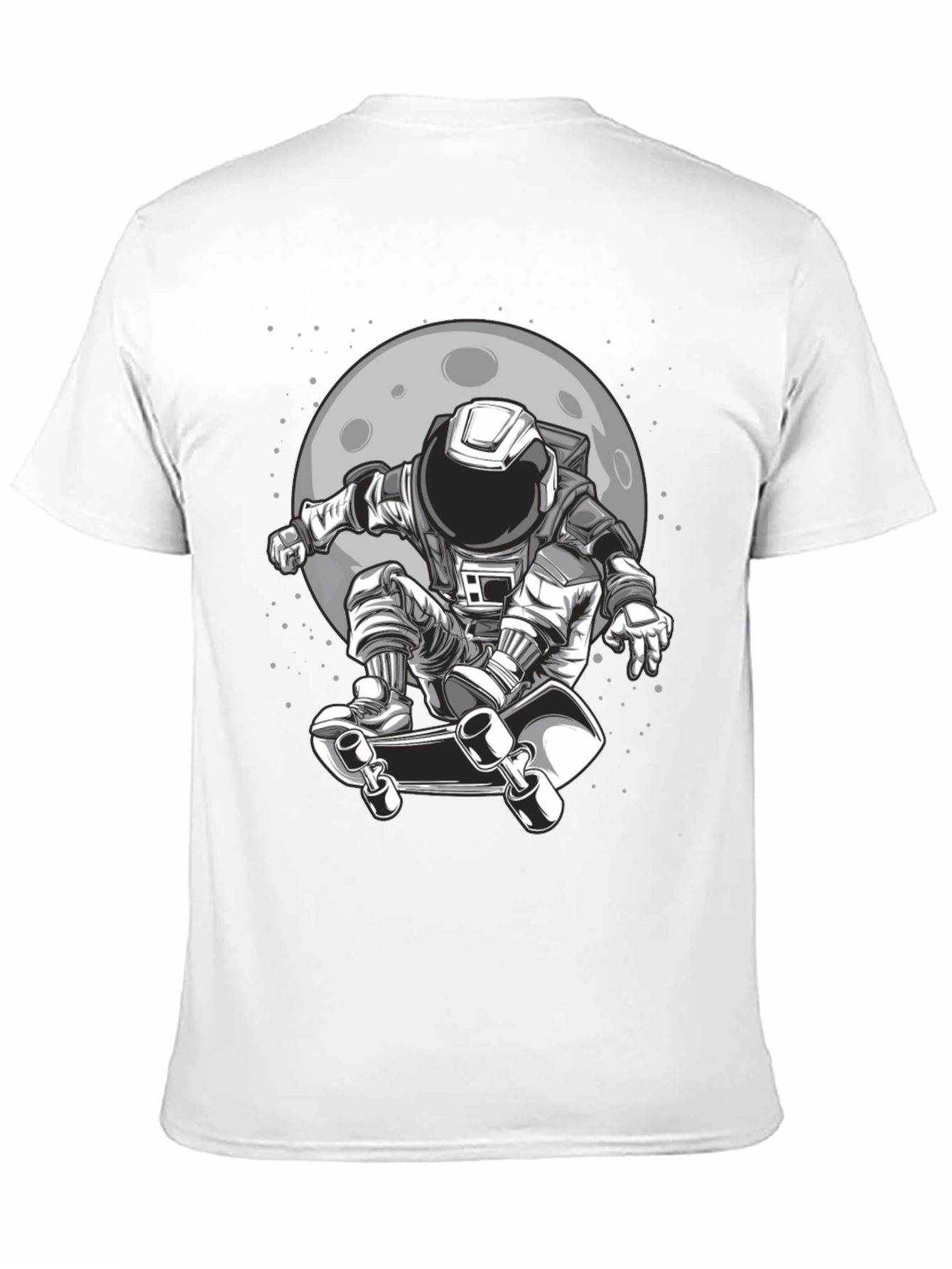 Astronaut Skateboard T-Shirt - Space Adventure
