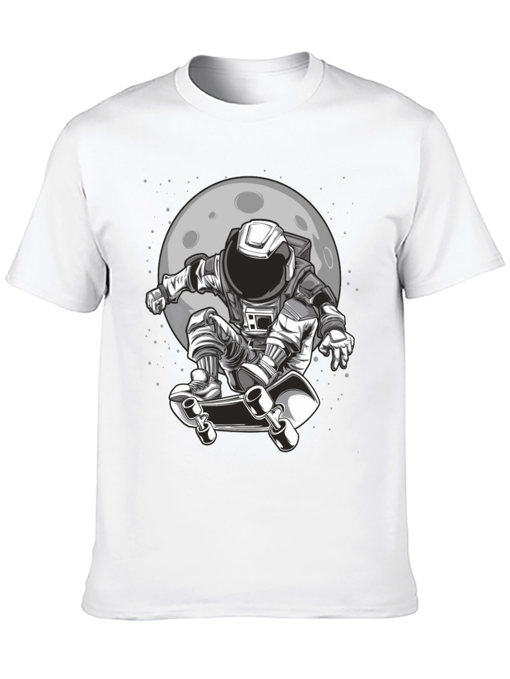 Astronaut Skateboard T-Shirt - Space Adventure