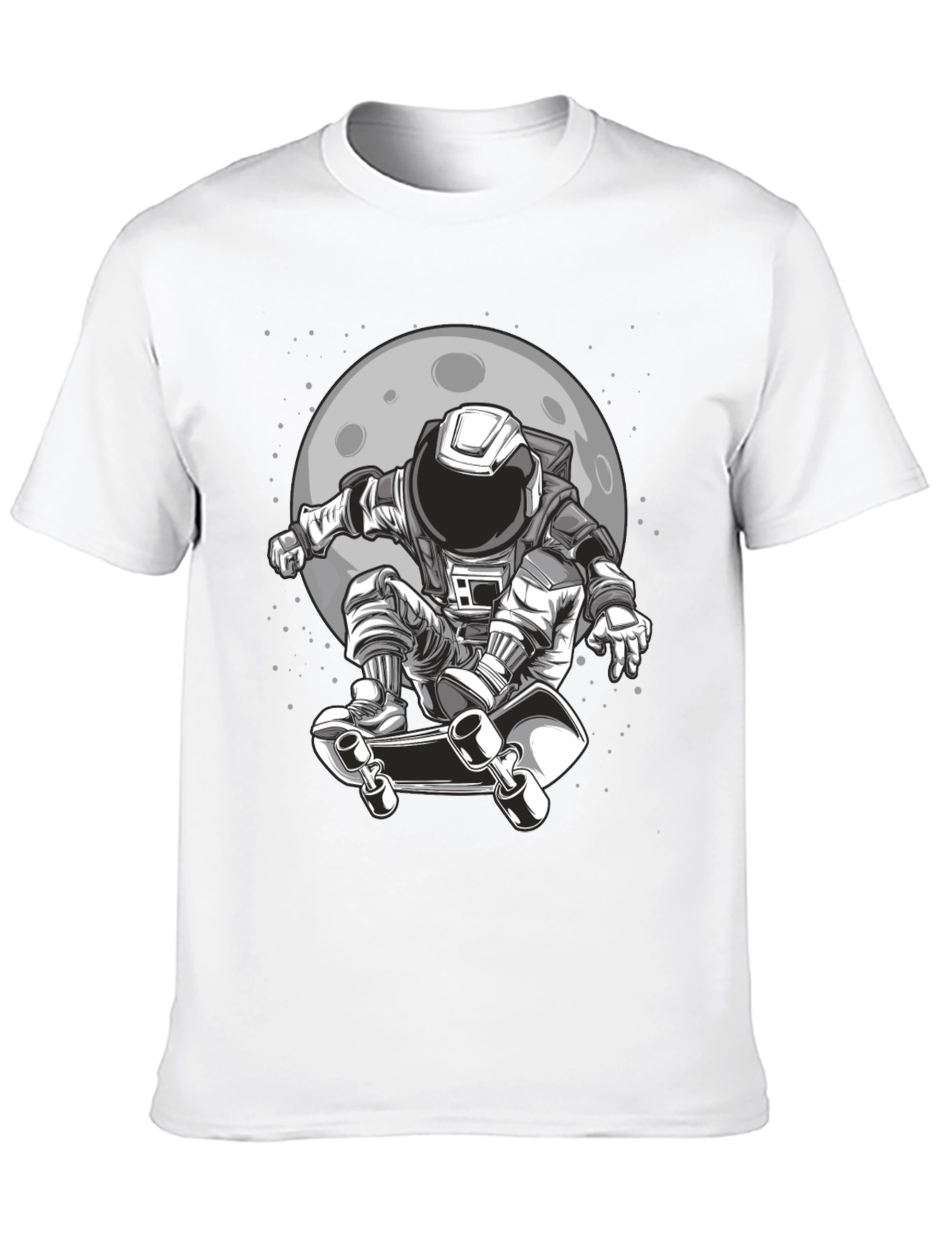 Astronaut Skateboard T-Shirt - Space Adventure