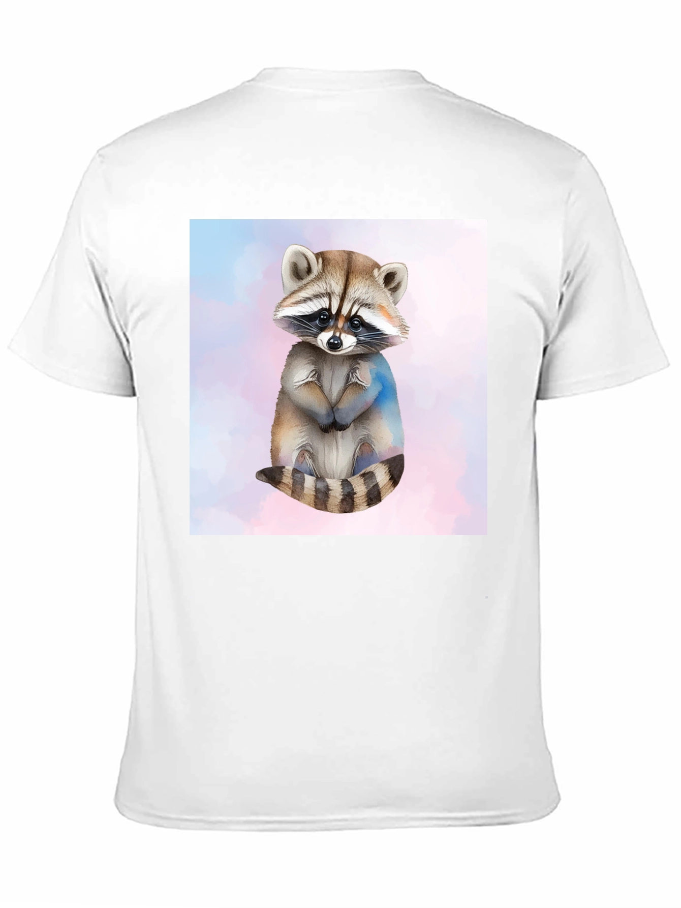 Cute Raccoon Graphic Tee - Soft Style Cotton