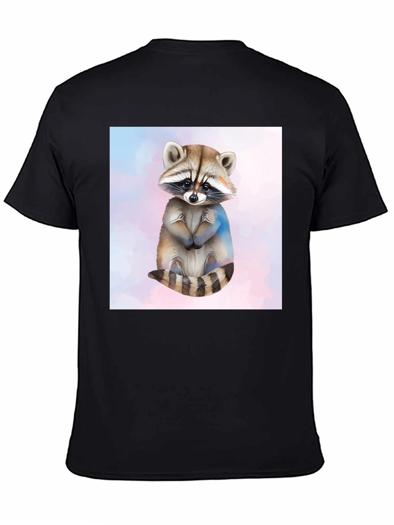 Cute Raccoon Graphic Tee - Soft Style Cotton