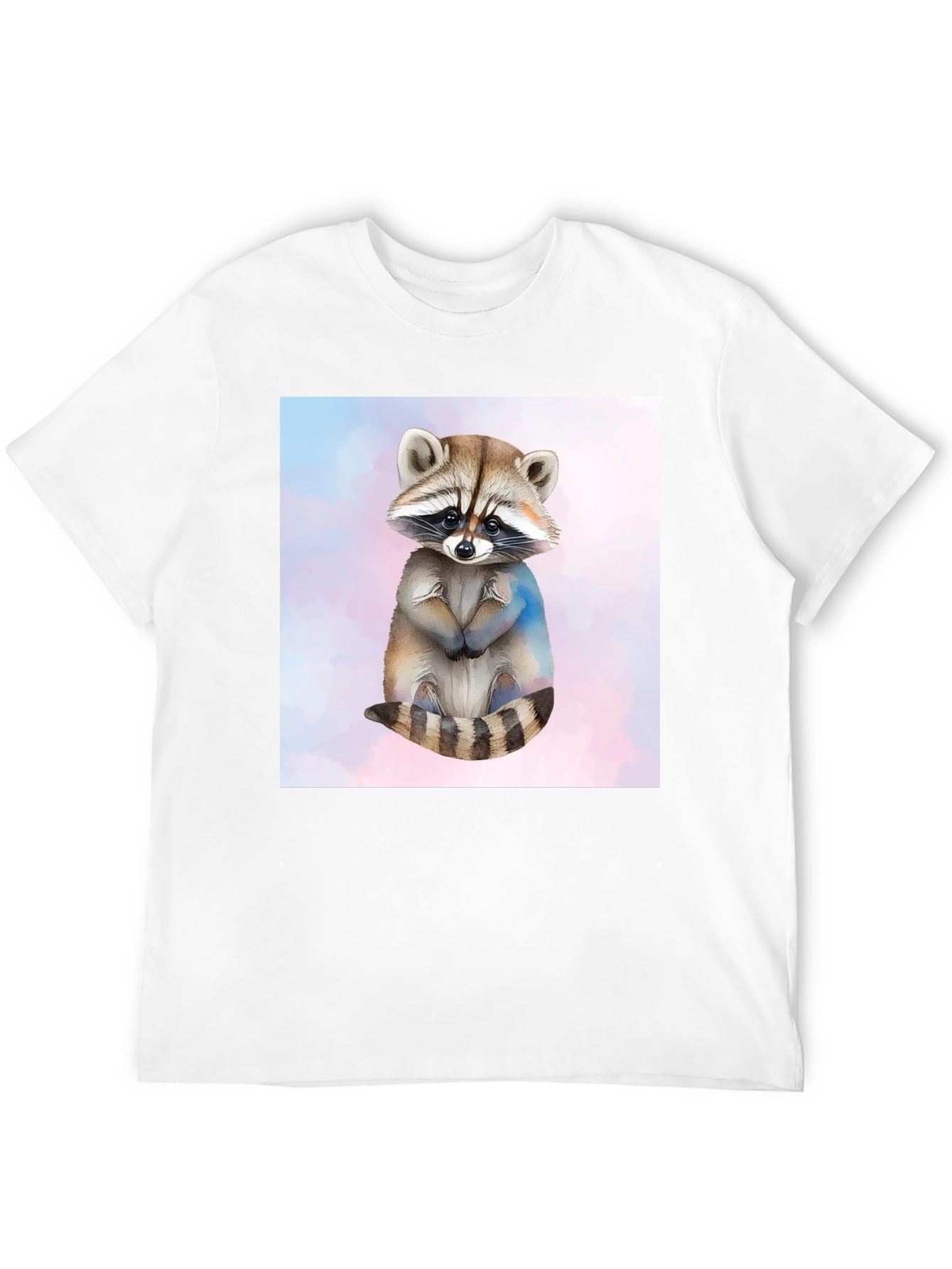 Cute Raccoon Graphic Tee - Soft Style Cotton