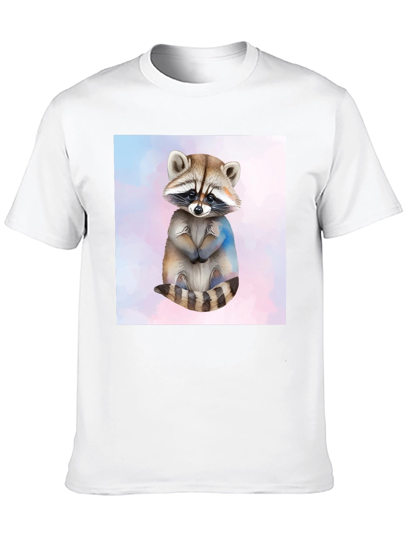 Cute Raccoon Graphic Tee - Soft Style Cotton