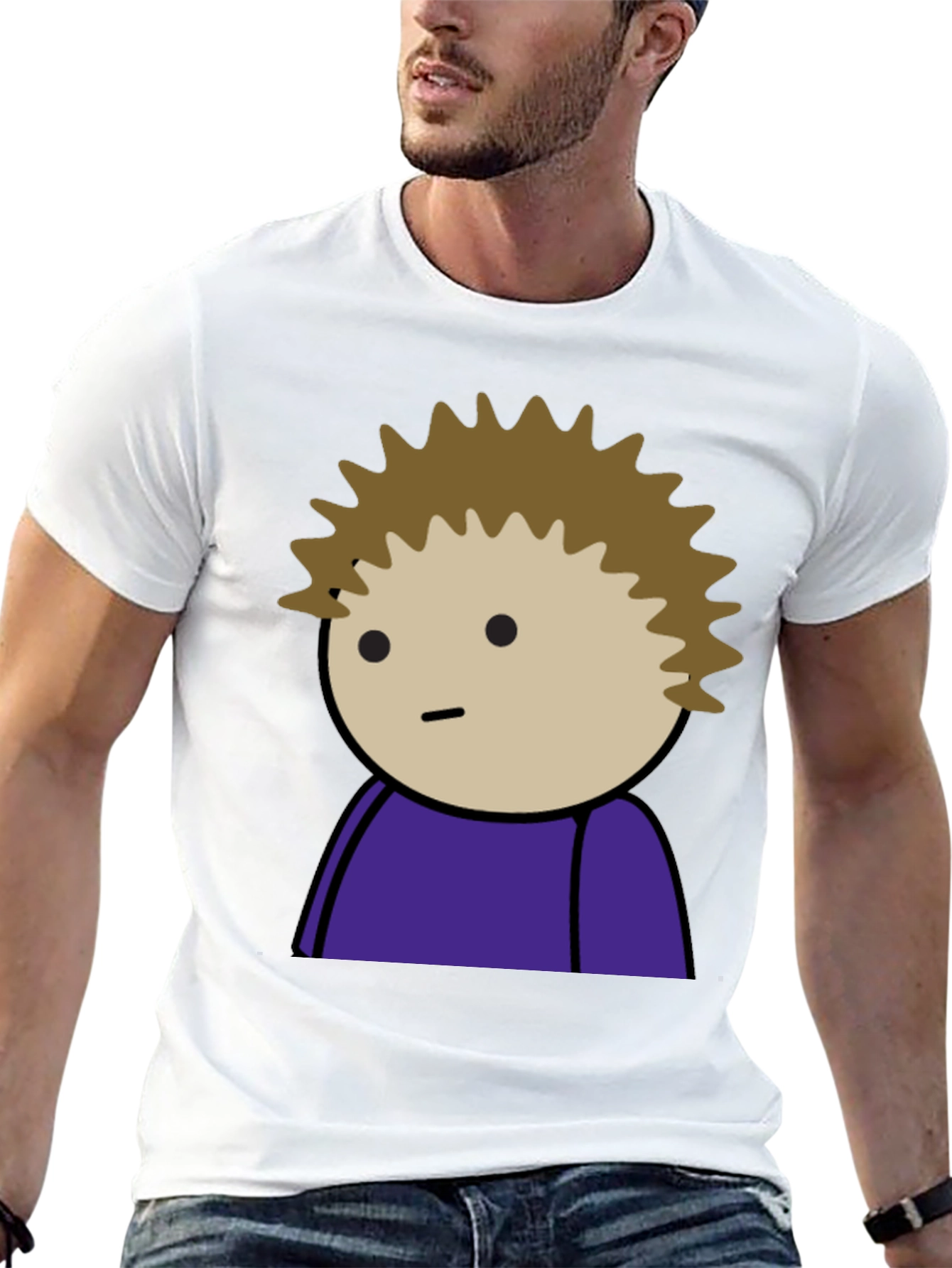 Cartoon Character Graphic Tee - Quirky & Casual